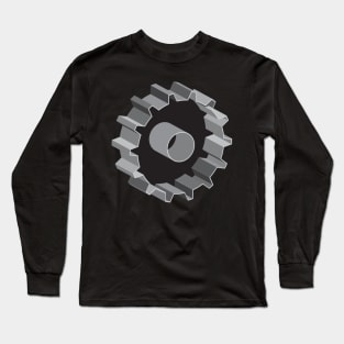 3D industrial gear Long Sleeve T-Shirt